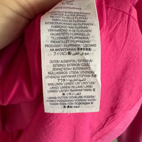 Boden Hot Pink Linen Blazer and Keswick Waistcoat Tailored Size 10 & 10P - Picture 9 of 13